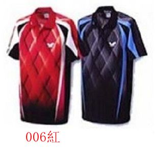 BTY桌球服 No.42630-006 紅 (日本製)　